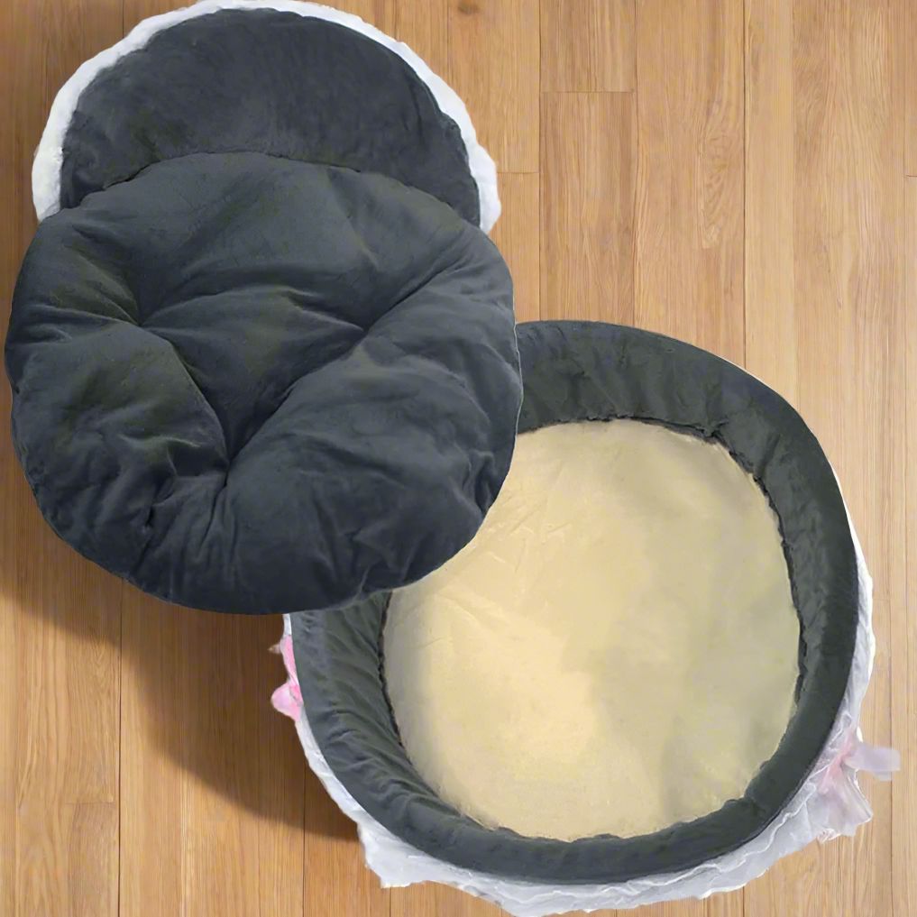 Lit Pour Chien - CuteLaceDogBed™ - Gris