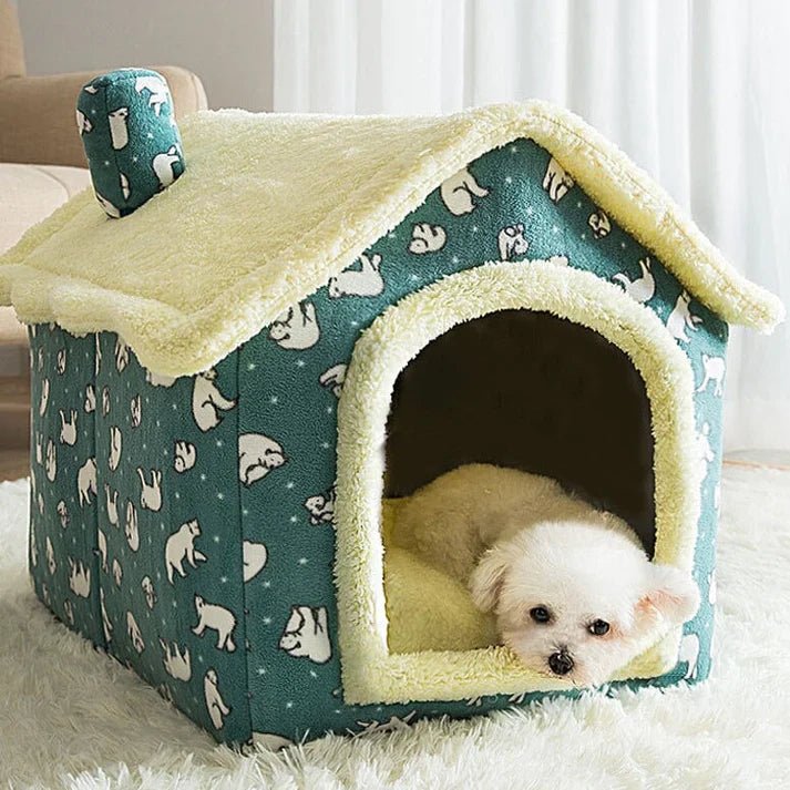 Niche Chien - ComfortableDogHouse™ - Vert Ours