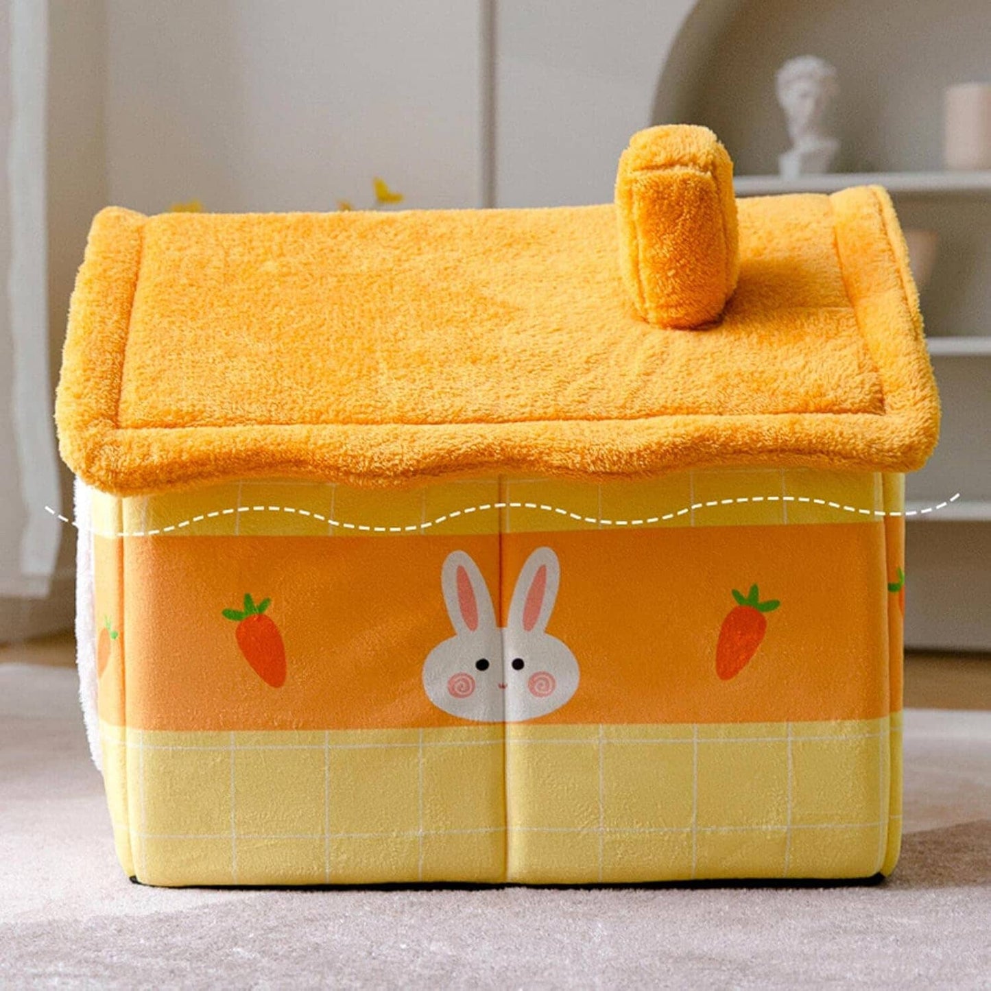 Niche Chien - ComfortableDogHouse™ - Orange Carotte