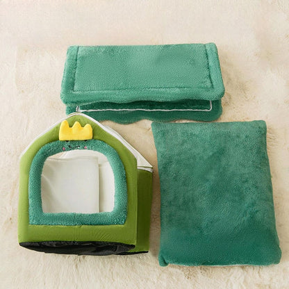 Niche Chien - ComfortableDogHouse™ - Vert Dinosaure