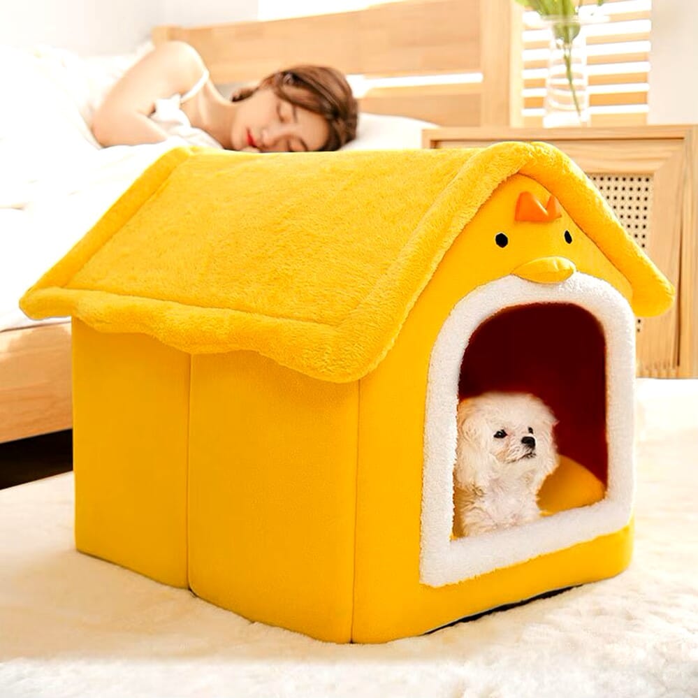 Niche Chien - ComfortableDogHouse™ - Jaune Poussin