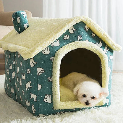 Niche Chien - ComfortableDogHouse™ - Vert Ours
